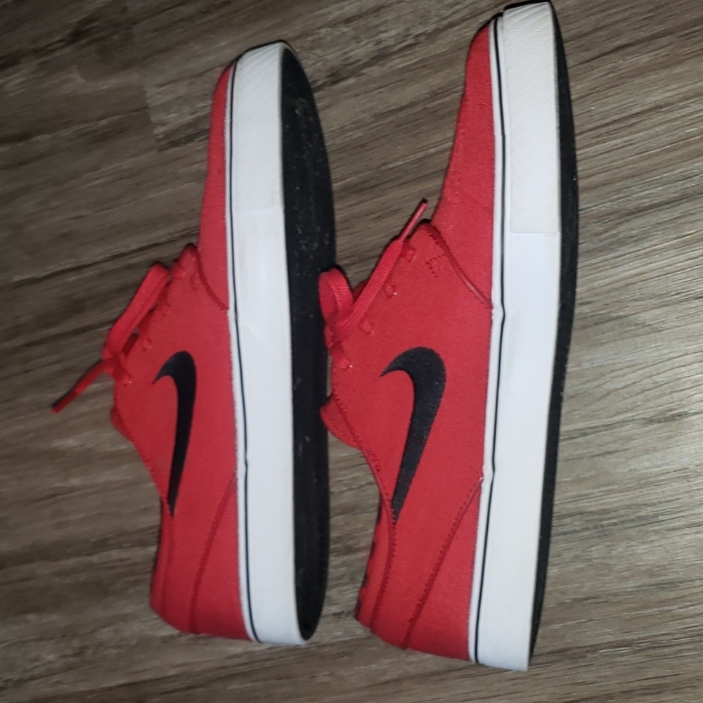 Nike red & black size 12